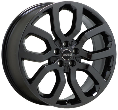 22" Range Rover Sport Black Chrome Wheels Rims Factory OEM Set 72247 EXCHANGE