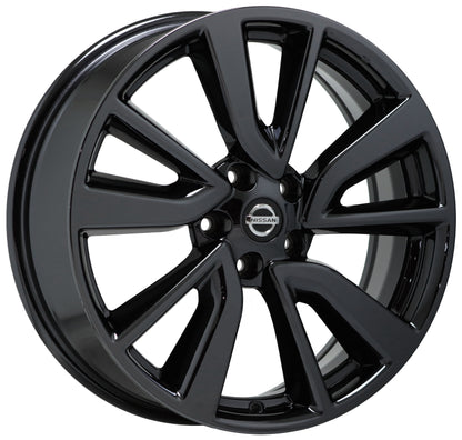 19" Nissan Rogue Sport Black Chrome wheels rims Factory OEM set 62748