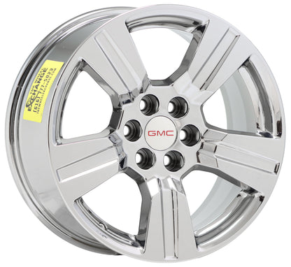 18" GMC Canyon Truck Bright Chrome wheels rims Factory OEM set 5673 EXCHANGE