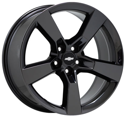 20x8 20x9 Camaro SS Black Chrome wheels rims OEM GM set 5443 5445 EXCHANGE