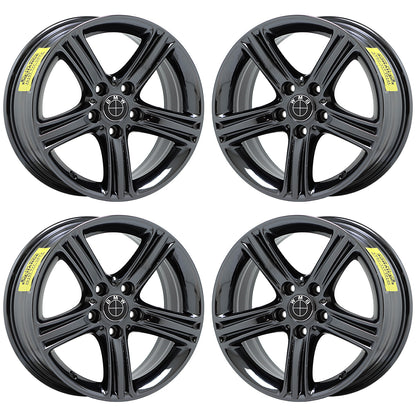 17" BMW 320 328 330 335 340 428 430 Black Chrome wheels rims OEM set 71535