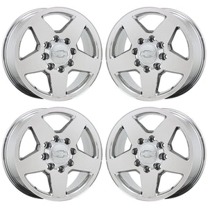 20" GM Silverado SIerra 2500 3500 PVD Chrome wheels rims Factory OEM set 4 5503