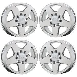 20" GM Silverado SIerra 2500 3500 PVD Chrome wheels rims Factory OEM set 4 5503