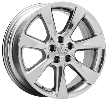 19" Lexus RX350 RX450H Bright Chrome wheels rims Factory OEM set 74252