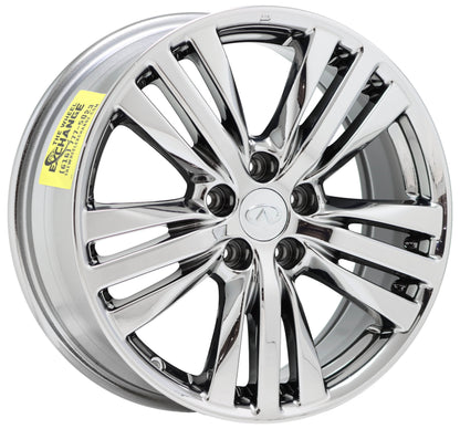 18" Infiniti QX60 Luxe Bright Chrome wheels rims Factory OEM set 73782 EXCHANGE