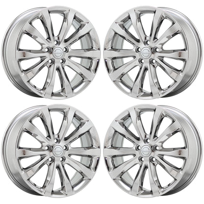 19" Chrysler 300 AWD Bright Chrome wheels rims Factory OEM set 4 2538