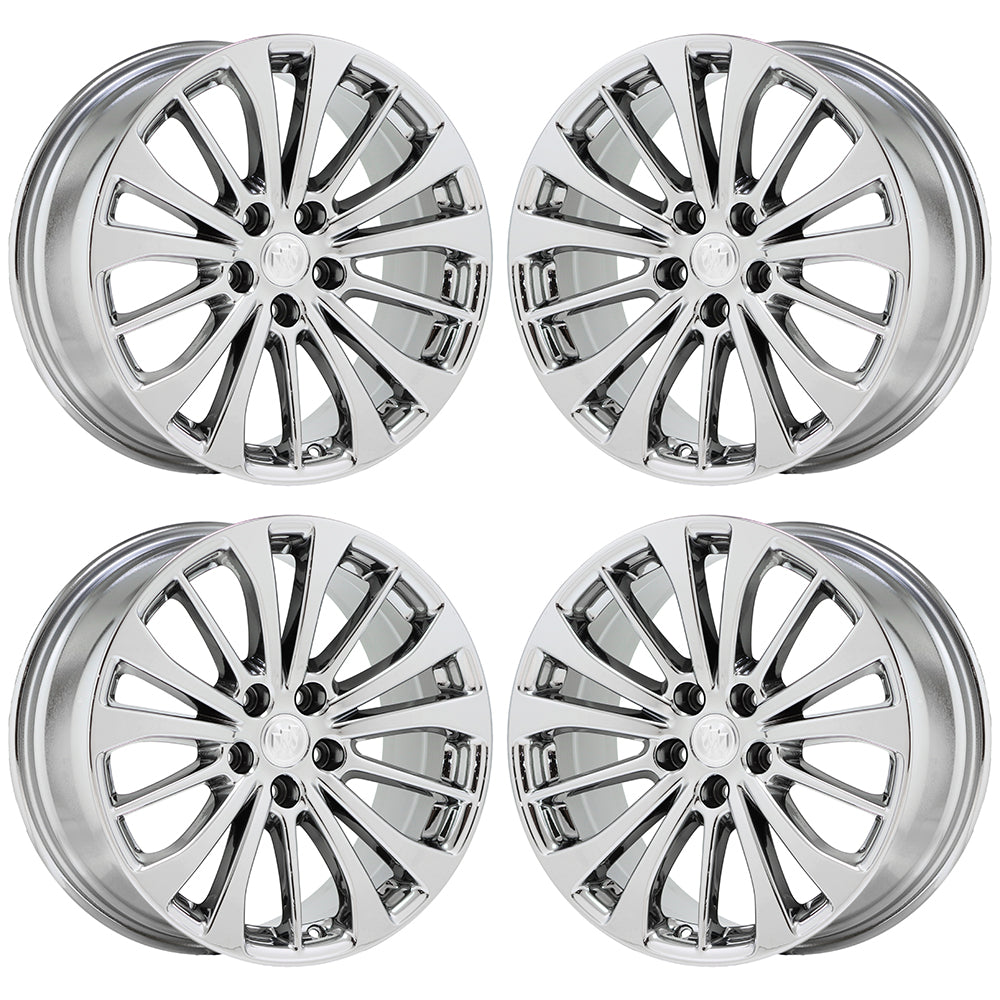 18" Buick Lacrosse Bright Chrome wheels rims Factory OEM 2017 2018 2019 set 4779