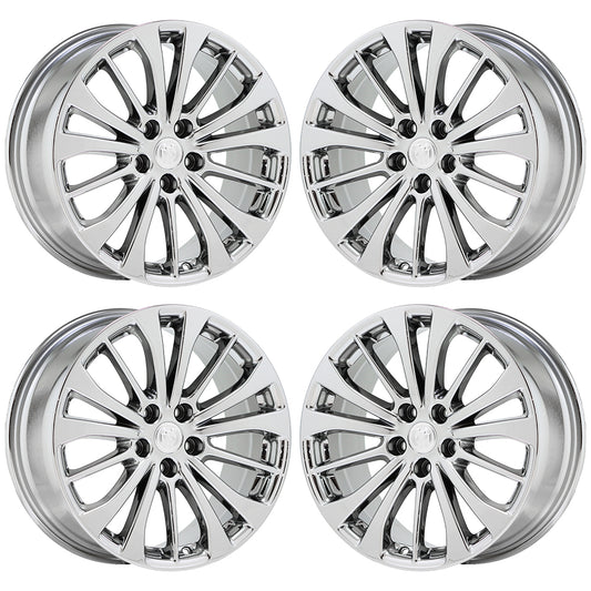 18" Buick Lacrosse Bright Chrome wheels rims Factory OEM 2017 2018 2019 set 4779