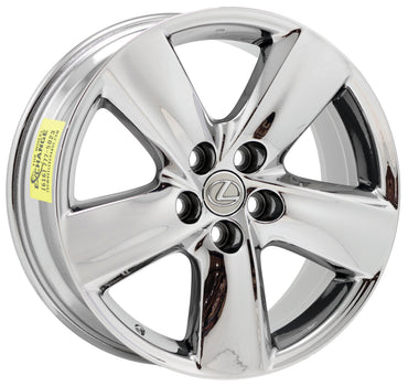 19" Lexus LS460 Bright Chrome wheels rims Factory OEM 74196 set