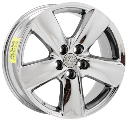 19" Lexus LS460 Bright Chrome wheels rims Factory OEM 74196 set