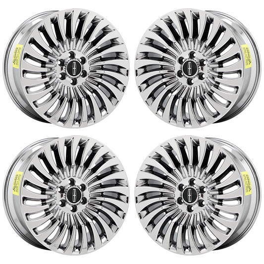 22" Lincoln Navigator Bright Chrome wheels rims Factory OEM set 10179 EXCHANGE