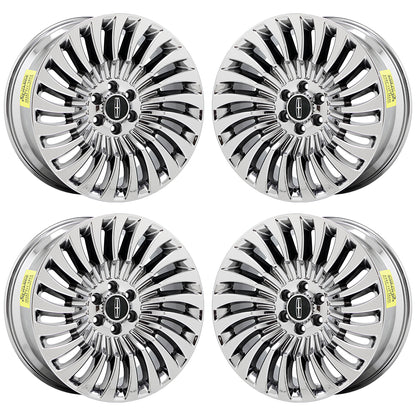 22" Lincoln Navigator Bright Chrome wheels rims Factory OEM set 10179 EXCHANGE