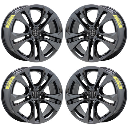 18" BMW X3 X4 Black Chrome wheels rims Factory OEM set 86099 EXCHANGE