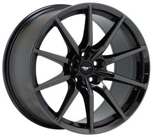 EXCHANGE 19x10.5 19x11 Mustang GT350 Black Chrome wheels Factory OEM 10053 10054