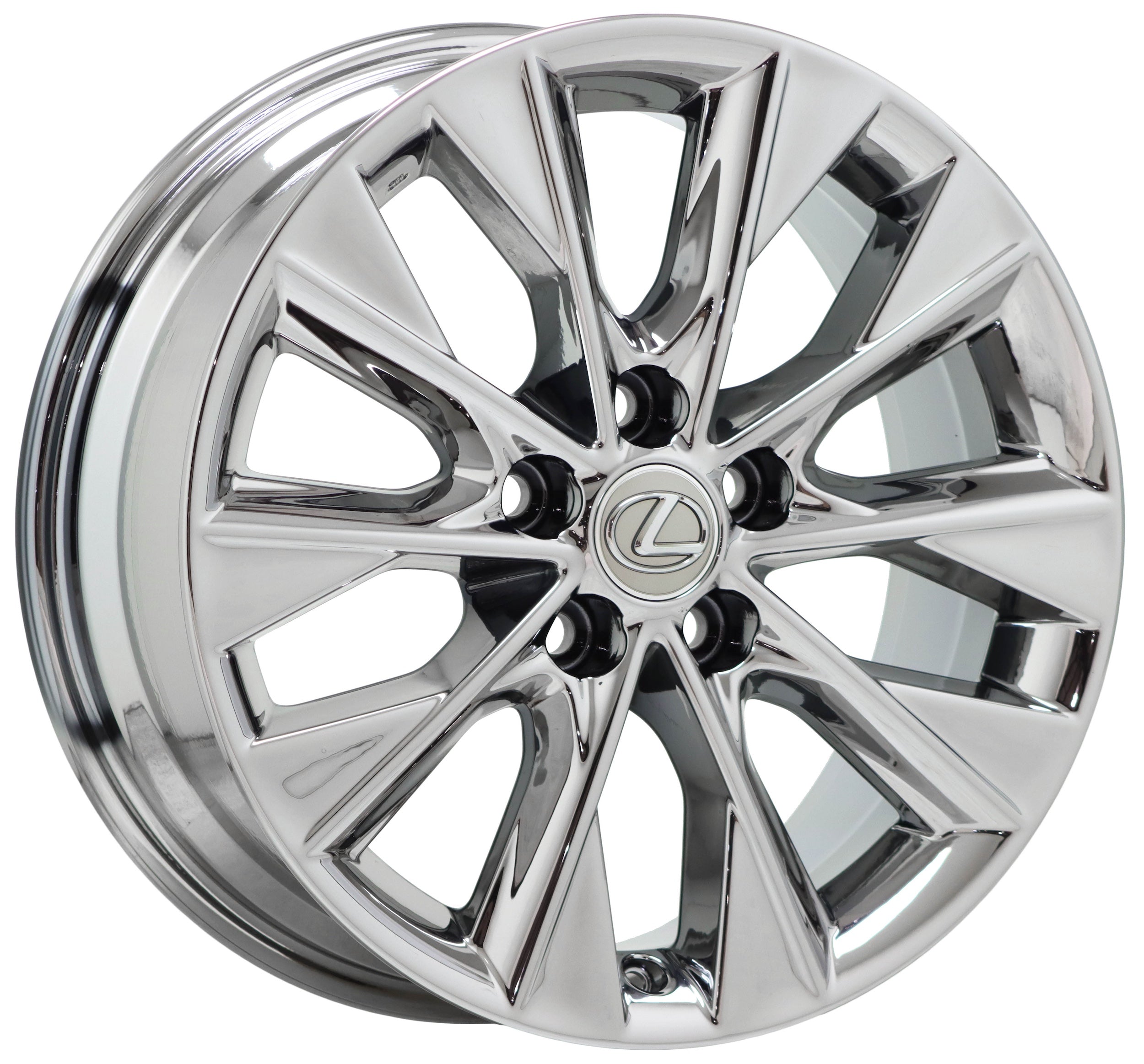 17" Lexus ES300H ES350 Bright Chrome wheel rim Factory OEM 74275 x1
