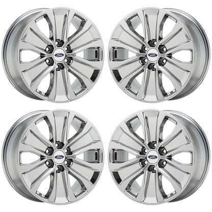 20" Ford F150 Truck Bright Chrome wheels Factory OEM set 4 10173 EXCHANGE