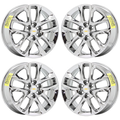 18" Chevrolet Traverse Bright Chrome wheels rims Factory OEM set 5843