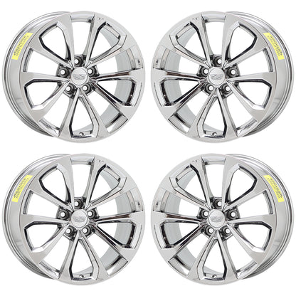 19" Cadillac CTS-V Bright Chrome Wheels Rims Factory OEM Set 4752 4754 EXCHANGE