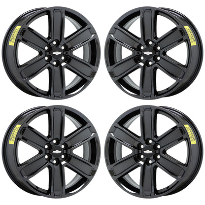20" Chevrolet Blazer Black Chrome wheels rims 2019 2020 GM set 4800 5794