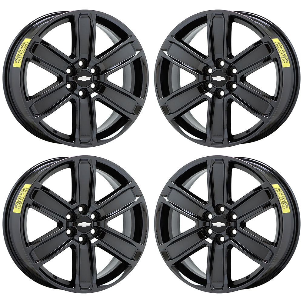 20" Chevrolet Blazer Black Chrome wheels rims set 4800 5794 EXCHANGE