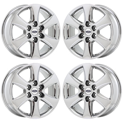 18" Ford F150 Truck Bright Chrome wheels rims Factory OEM set 10168
