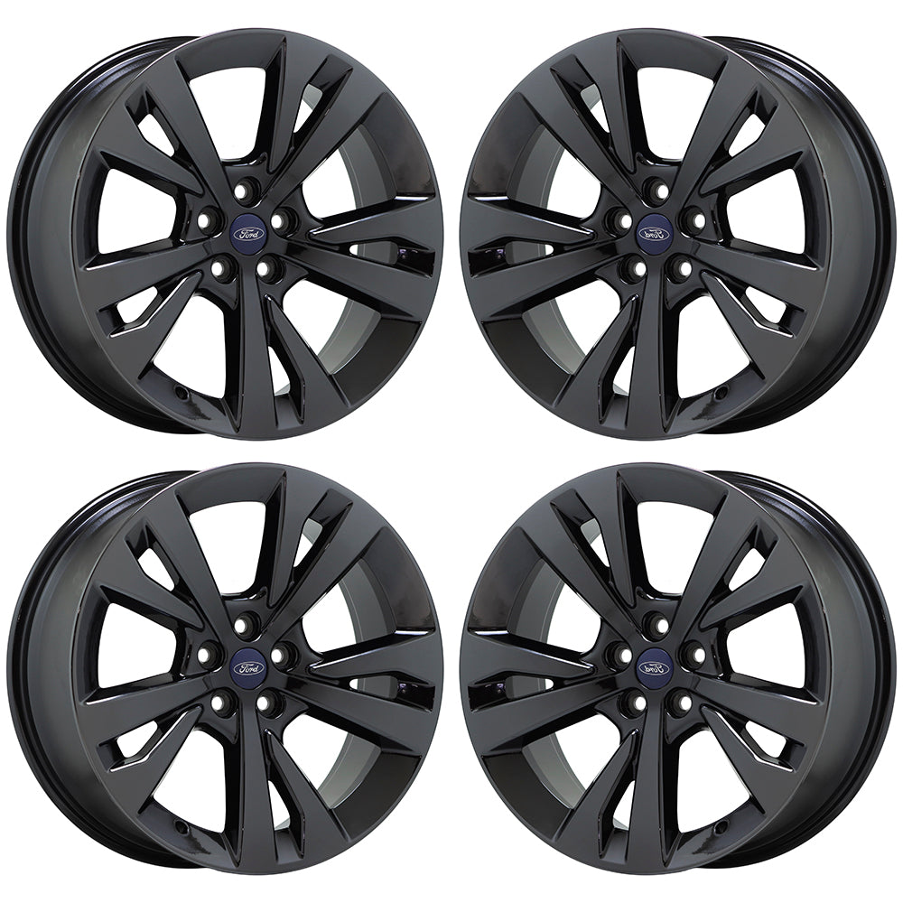 20" Ford Explorer Black Chrome wheels rims Factory OEM set 10267 EXCHANGE