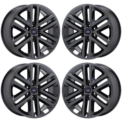 22" Ford F150 Expedition Black Chrome wheels rims Factory OEM set 3993 EXCHANGE