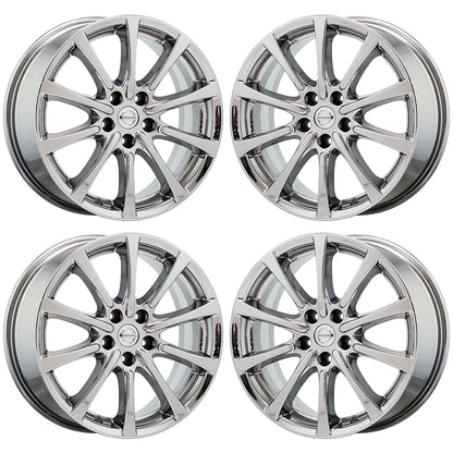 18" Nissan Murano Bright Chrome wheels rims Factory OEM set 4 2015-2020 62745
