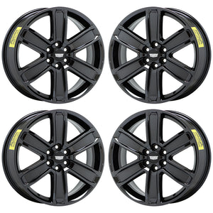 20" Cadillac SRX XT5 XT6 PVD Black Chrome wheels rims Factory OEM GM set 4 4800