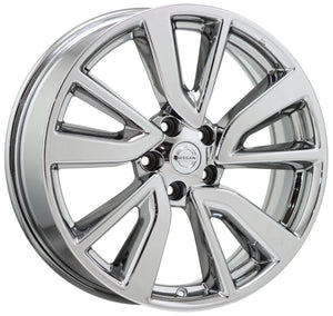 19" Nissan Rogue Sport PVD Chrome wheels rims Factory OEM set 4 62748