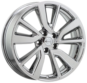 19" Nissan Rogue Sport PVD Chrome wheels rims Factory OEM set 62748