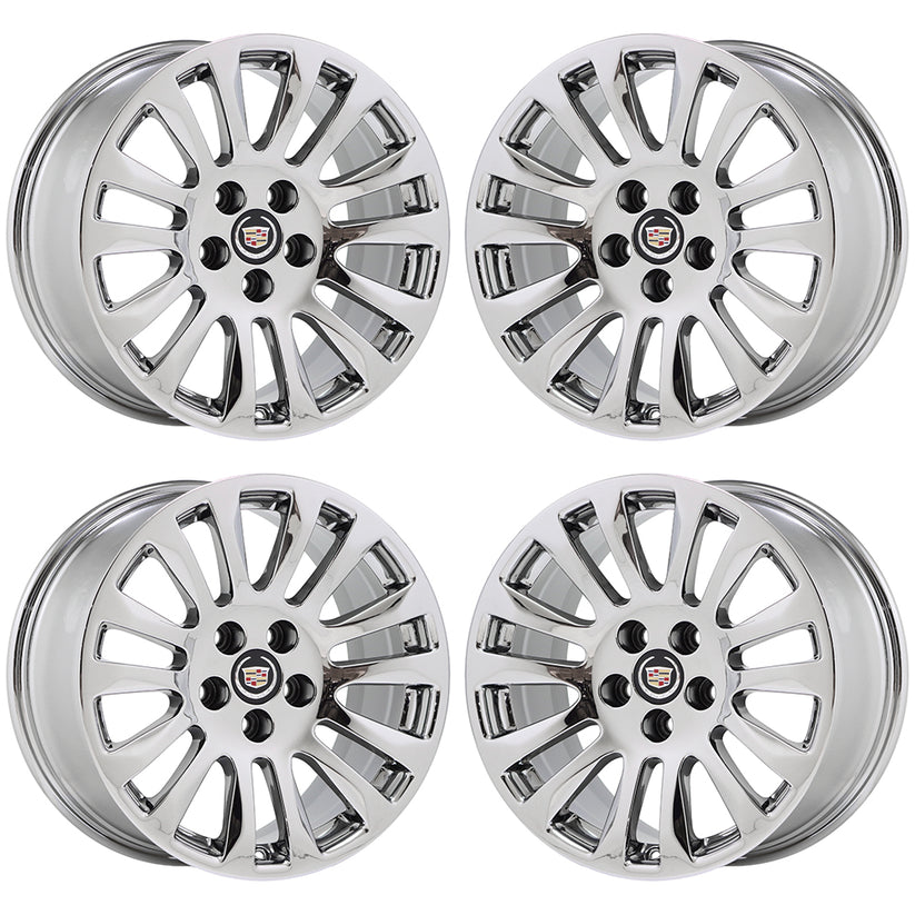Cadillac Premium Factory OEM Wheels Rims Stock Replacement Chrome Black ...