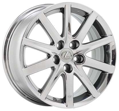 17" Lexus GS300 GS350 Bright Chrome wheel rim Factory OEM single 74185