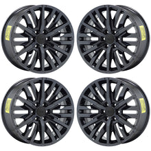 Load image into Gallery viewer, 22&quot; Cadillac Escalade PVD Black Chrome wheels rims replica OEM set 4 5921
