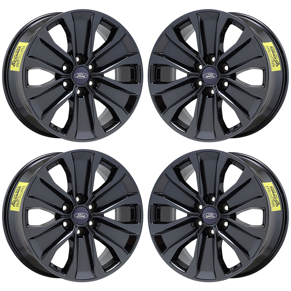 20" Ford F150 Truck Black Chrome wheels rims Factory OEM 2019 2020 set 4 10173