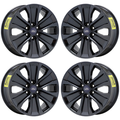 20" Ford F150 Truck Black Chrome wheels rims Factory OEM 2019 2020 set 4 10173