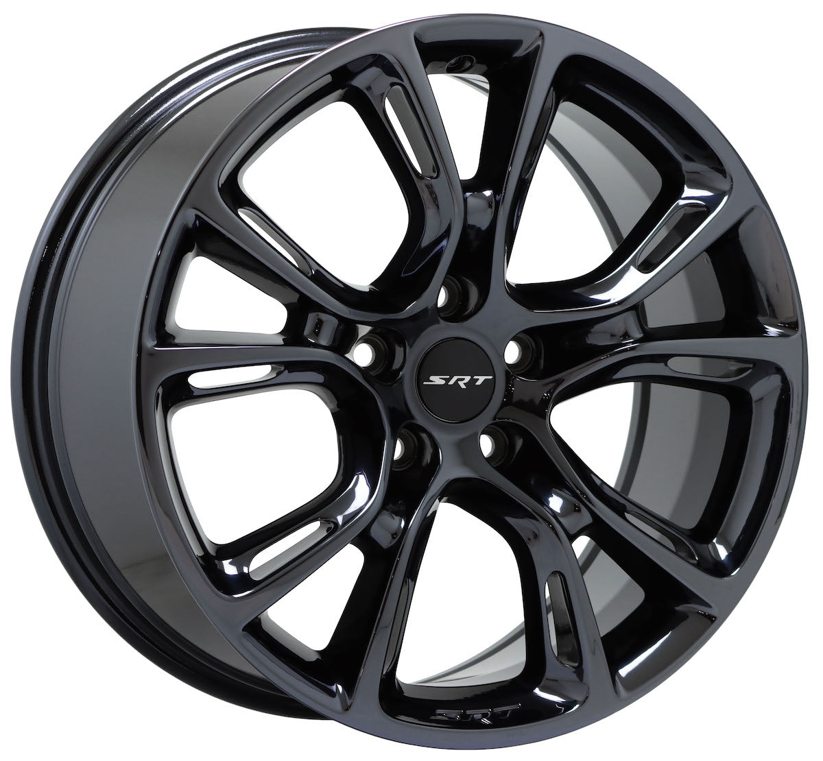 20x10" Jeep Grand Cherokee SRT Black Chrome wheels Factory OEM 9113 EXCHANGE
