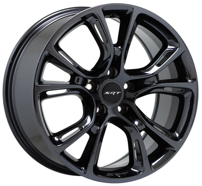 20x10" Jeep Grand Cherokee SRT Black Chrome wheels Factory OEM 9113 EXCHANGE