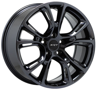 20x10" Jeep Grand Cherokee SRT Black Chrome wheels rims Factory OEM set 9113
