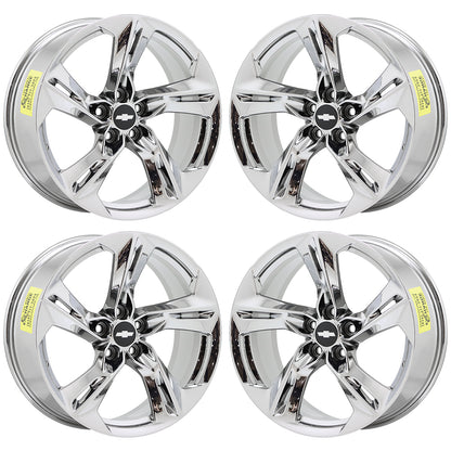 20" Chevrolet Camaro RS Bright Chrome wheels rims Factory OEM set 5874 EXCHANGE