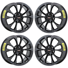 Load image into Gallery viewer, 18x8&quot; 18x9&quot; Cadillac ATS Coupe Black Chrome wheels rims Factory OEM set 4731
