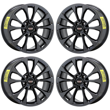 Cadillac ATS Coupe Black Chrome Wheels Rims Factory OEM Set 4731 4734 EXCHANGE