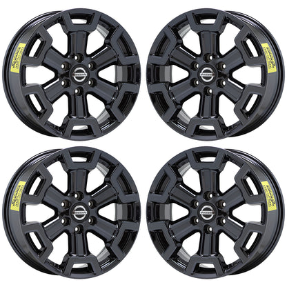 20" Nissan Titan XD Truck Black Chrome wheels rims Factory OEM Set 4 62727