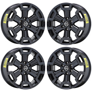 20" Nissan Titan XD Truck Black Chrome wheels rims Factory OEM Set 4 62727