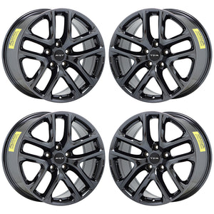 20" Dodge Durango SRT Black Chrome wheels rims Factory OEM set 2664 EXCHANGE