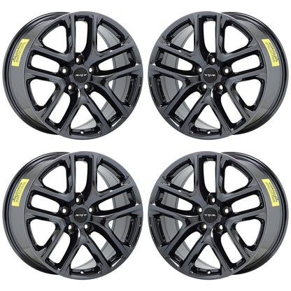 20" Dodge Durango SRT Black Chrome wheels rims Factory OEM set 2664 EXCHANGE