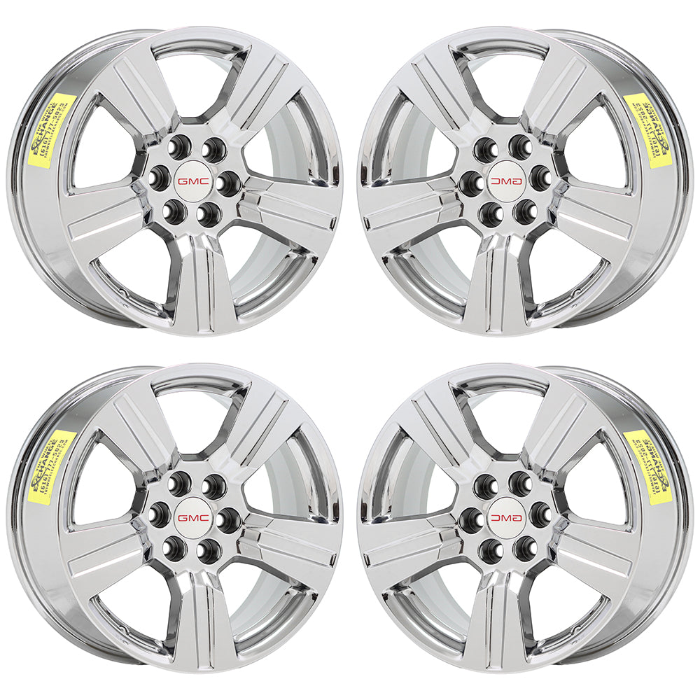18" GMC Canyon Truck Bright Chrome wheels rims Factory OEM set 5673