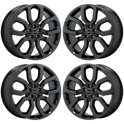 22" Range Rover Sport Black Chrome Wheels Rims Factory OEM Set 72247 EXCHANGE