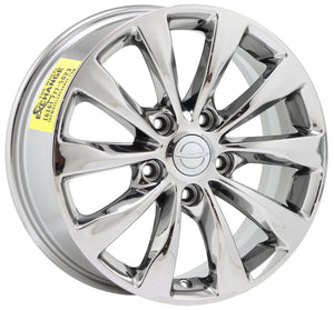 EXCHANGE 17" Chrysler Pacifica PVD Chrome wheels rims Factory OEM 2591