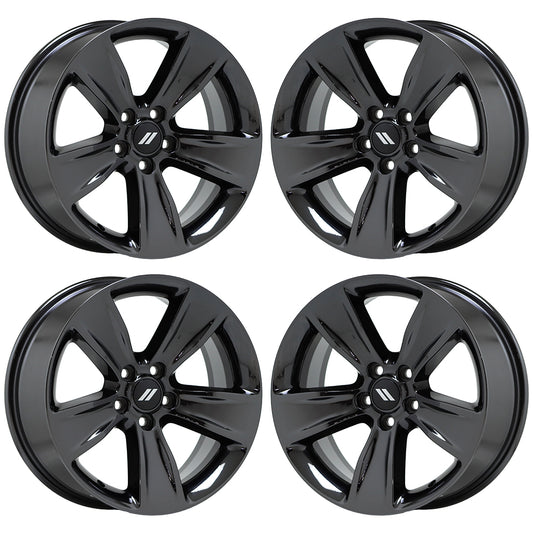 18" Dodge Charger Challenger Black Chrome wheels Factory OEM set 4 2521 EXCHANGE